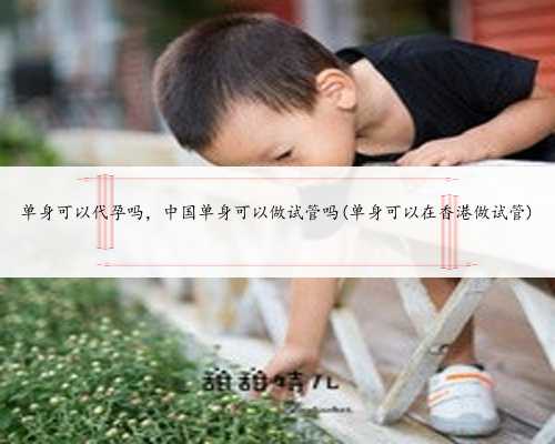单身可以代孕吗，中国单身可以做试管吗(单身可以在香港做试管)